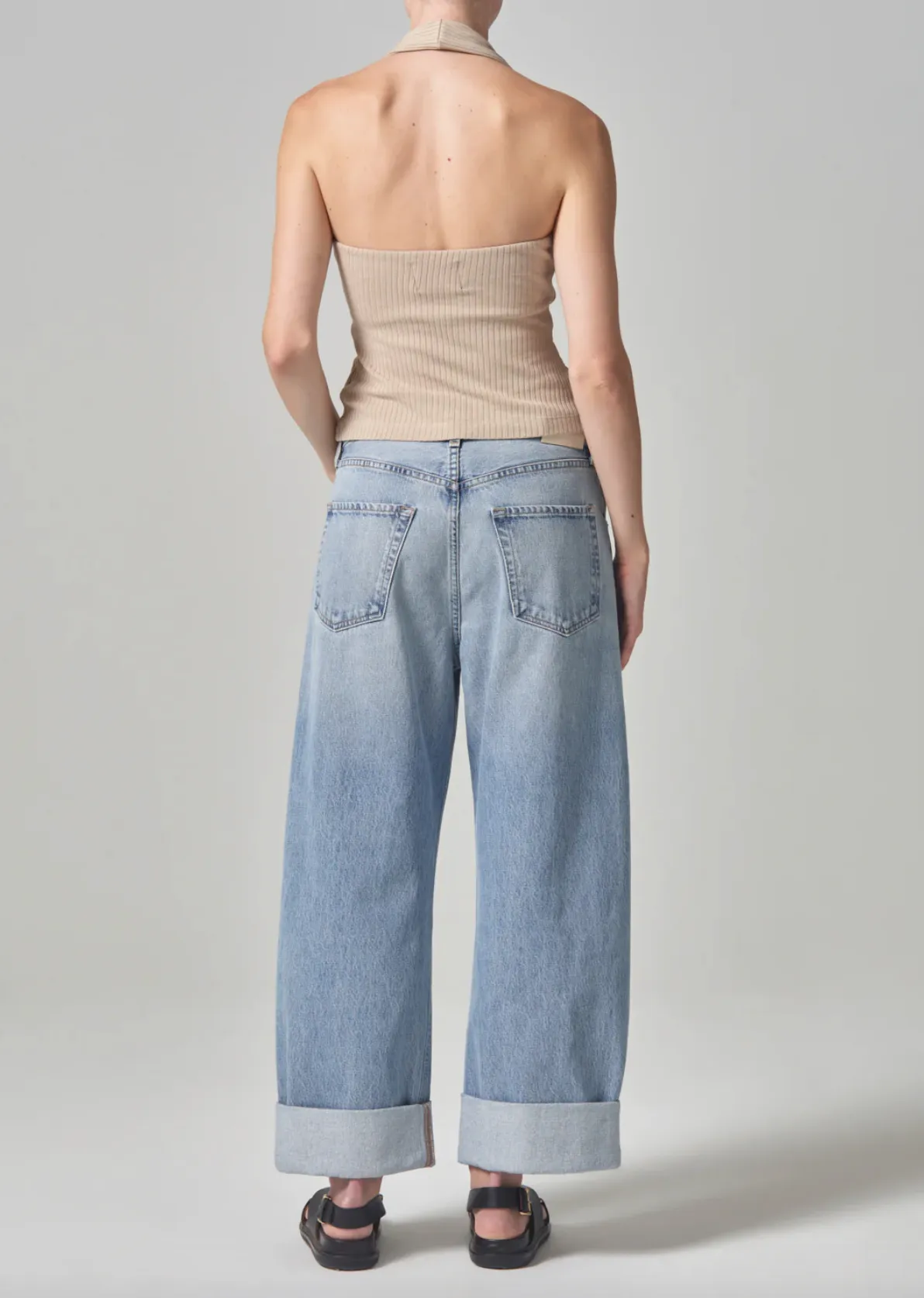 Ayla Baggy Gemini Cuffed Jeans