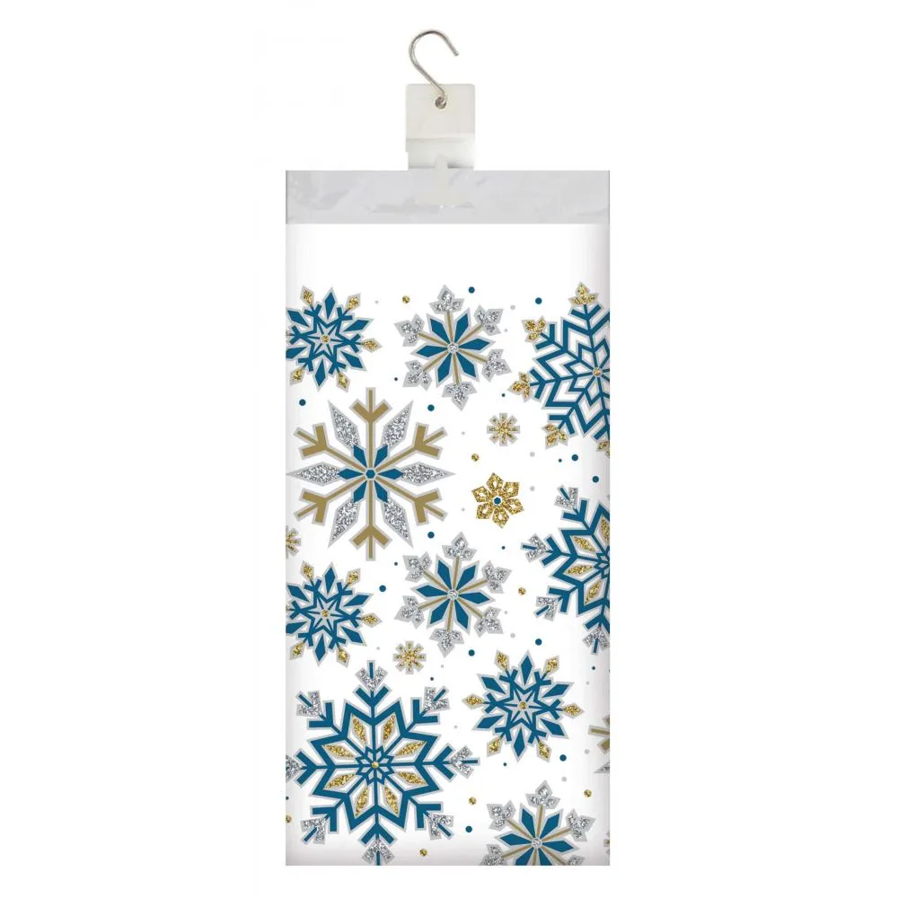 Bulk Whimsical Winter Paper Tablecover, Border Print (Case of 12)