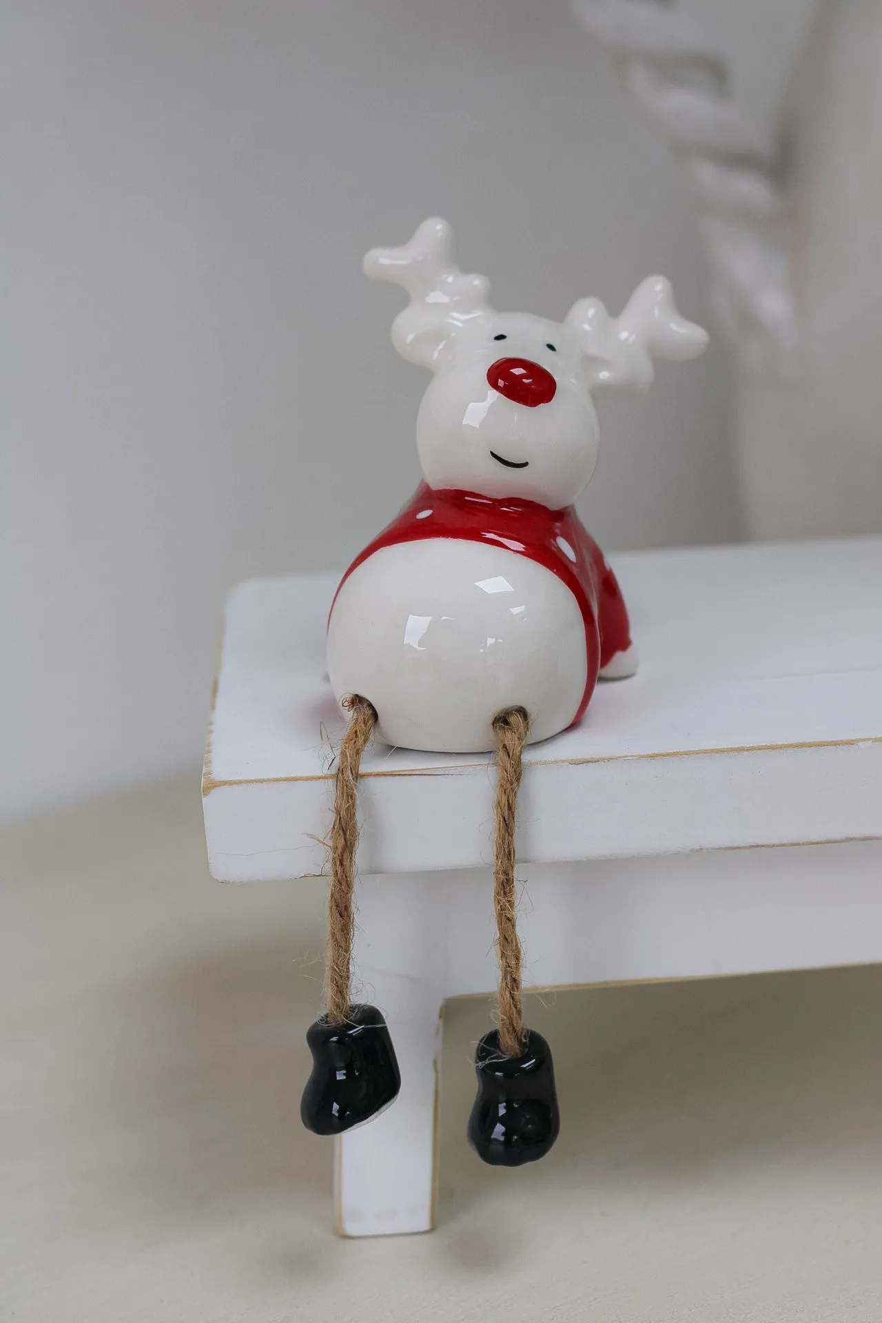 Dangly Legged Reindeer Ornament