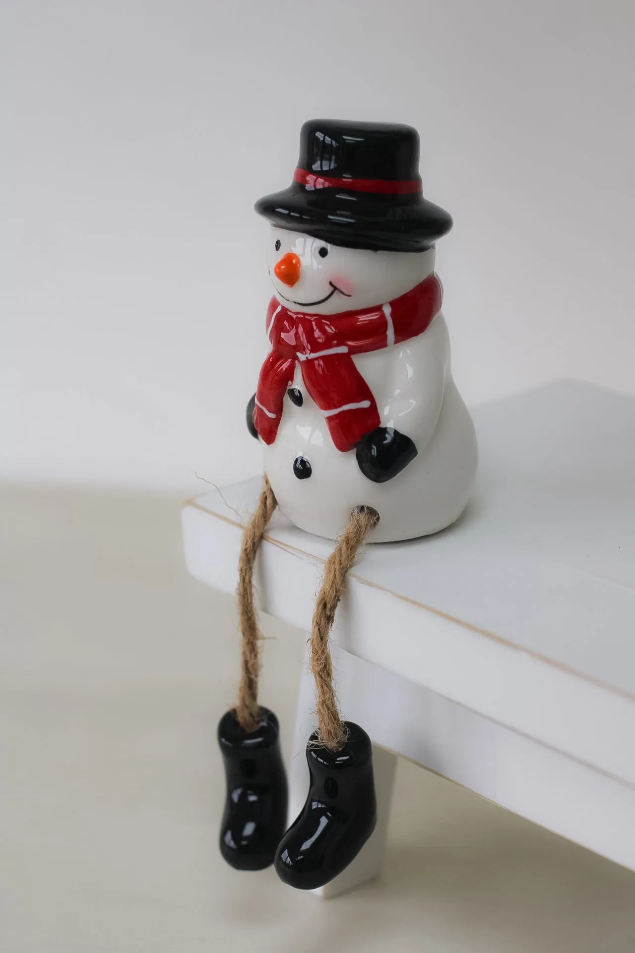 Dangly Legged Snowman Ornament