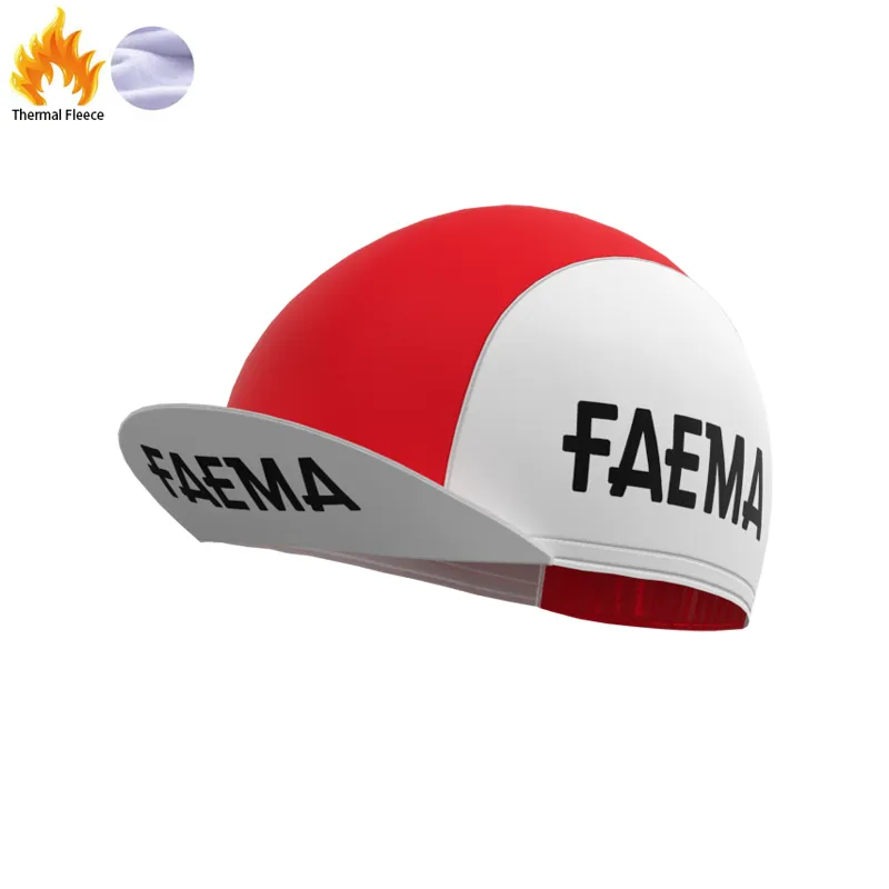 FAEMA White Retro Cycling Cap