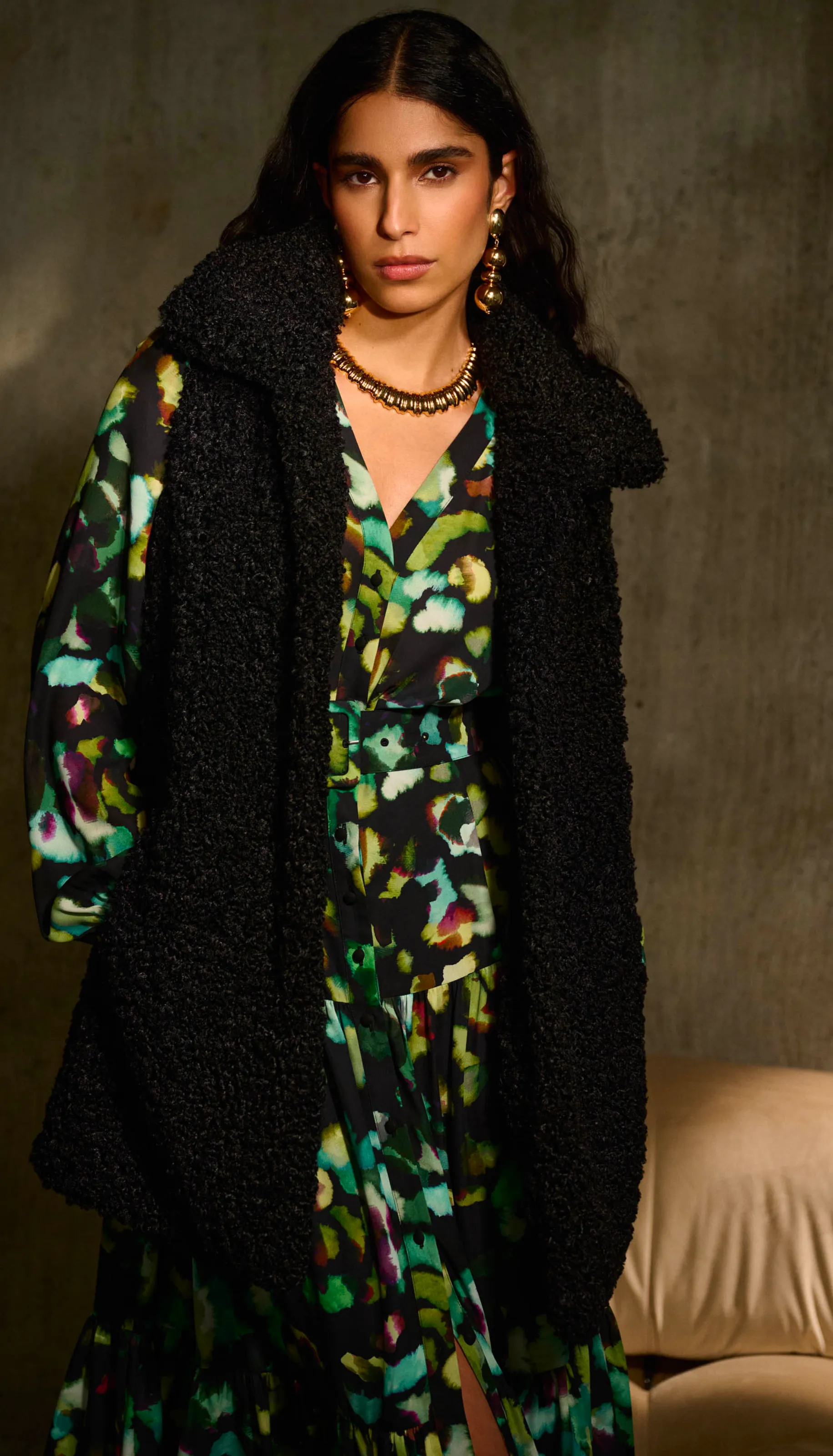 Faux Fur Sleeveless Vest