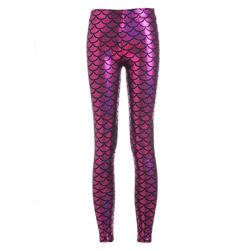 Fuschia Mermaid Women's Leggings