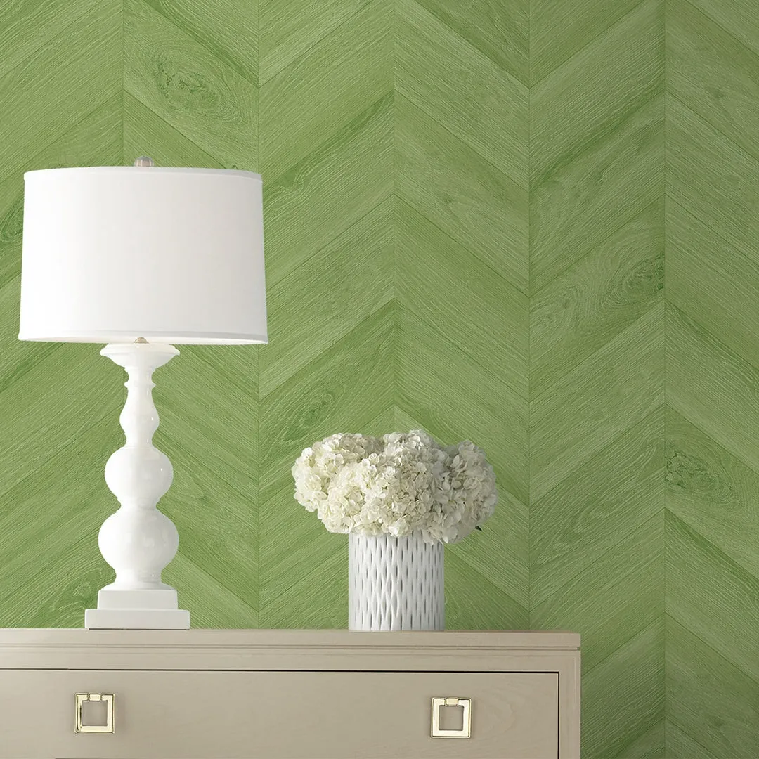Keone Bay Chevron Coastal Haven Wallpaper