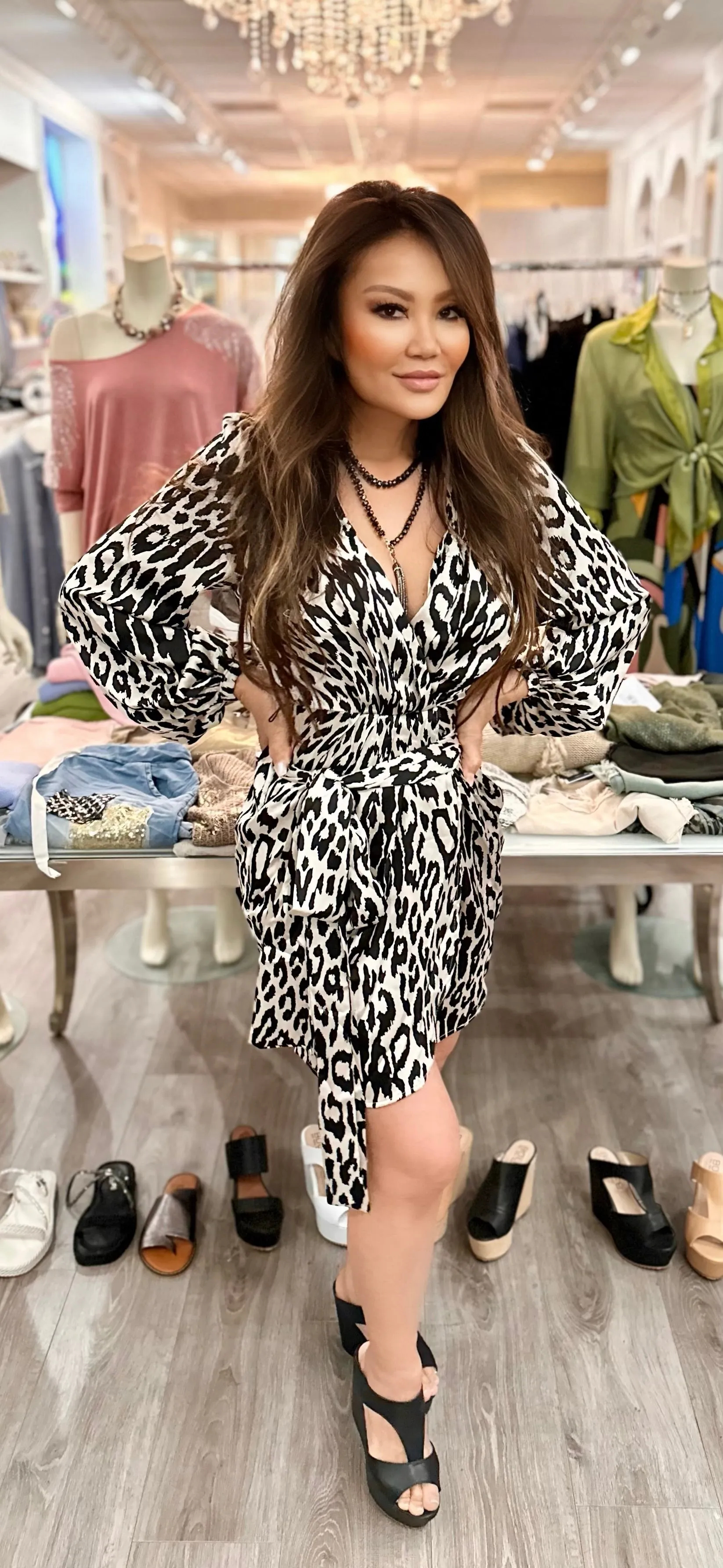 Leopard Wrap Dress