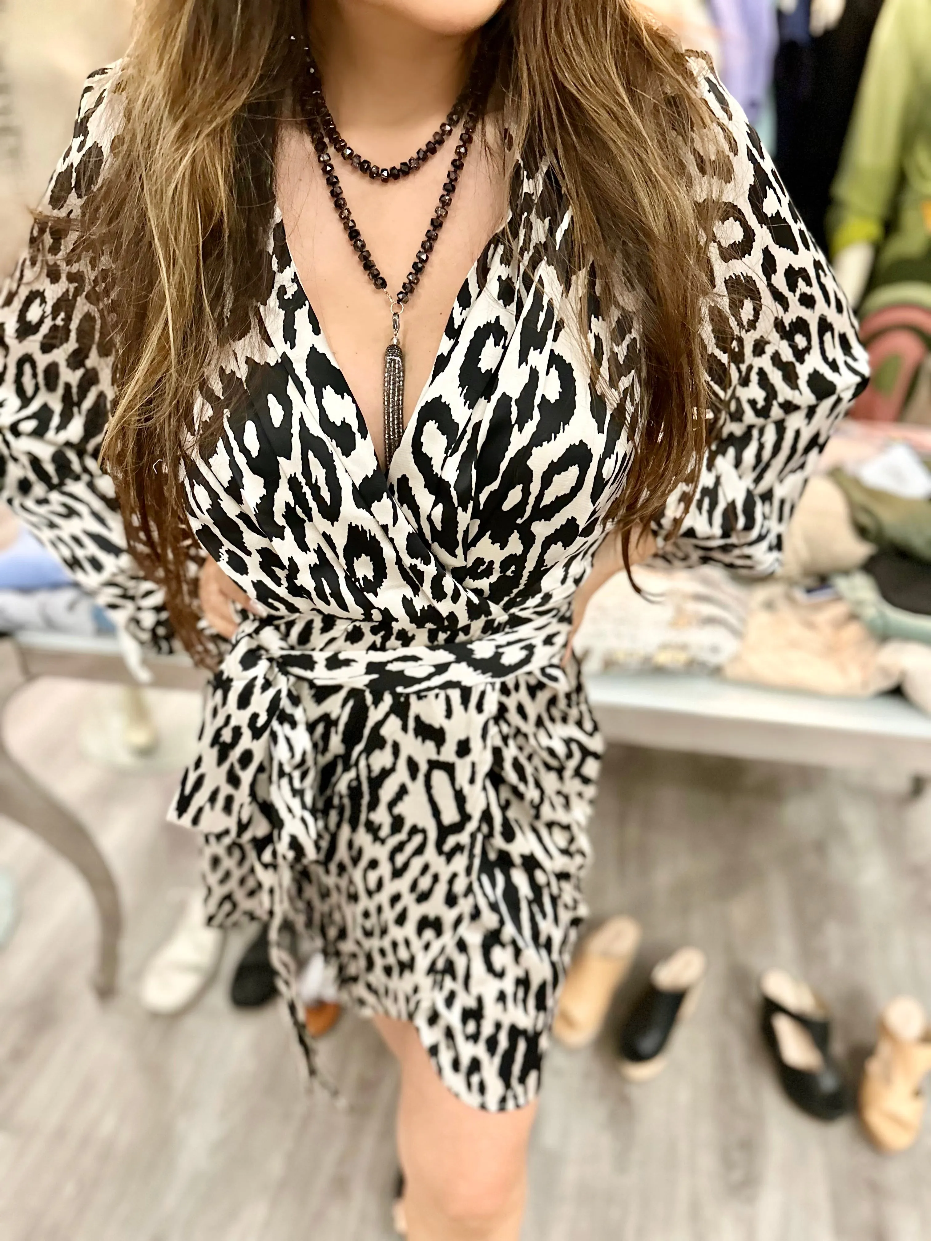 Leopard Wrap Dress