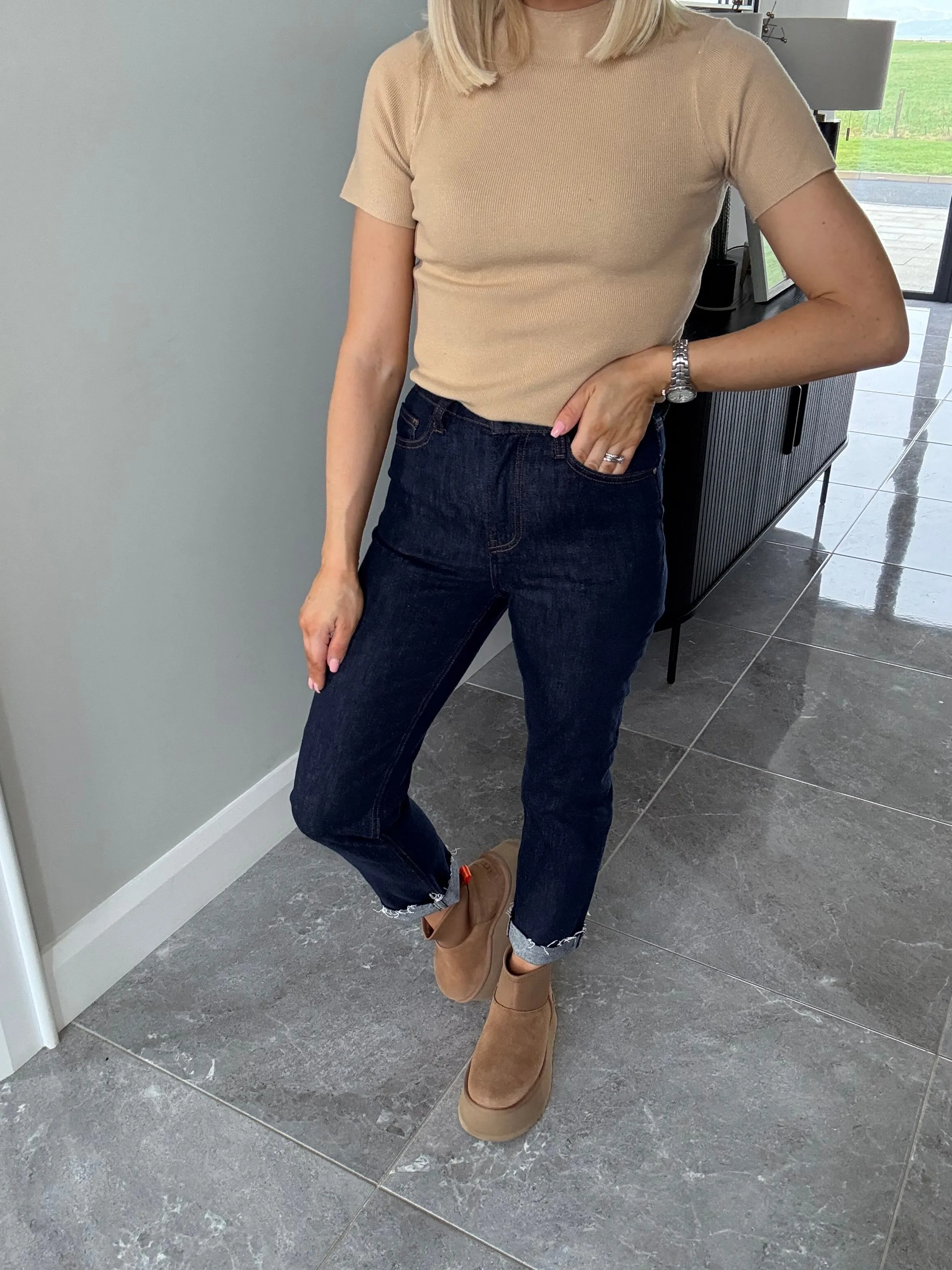 Maryline Jeans Dark Denim