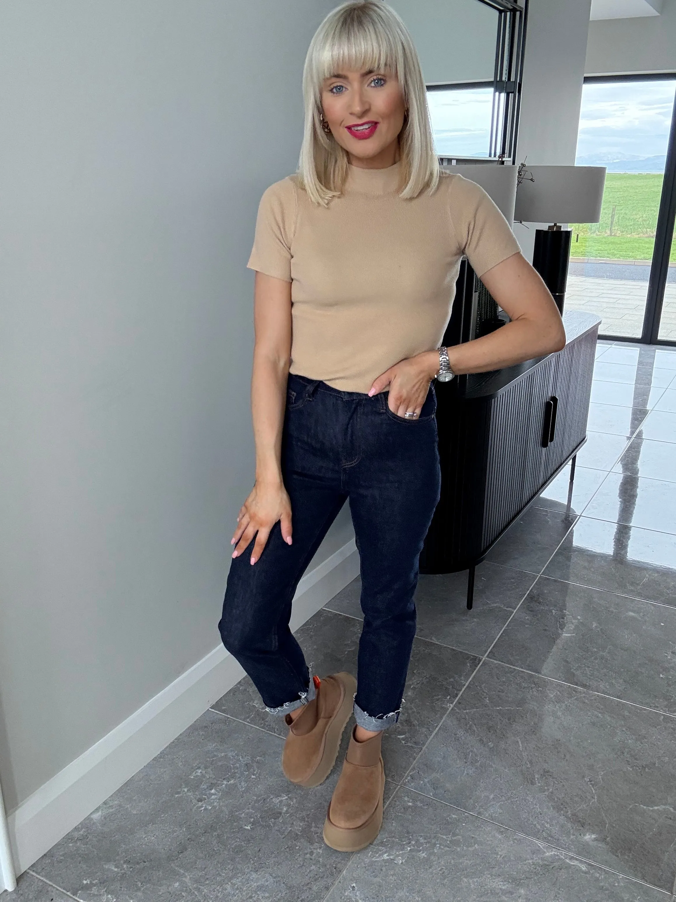 Maryline Jeans Dark Denim