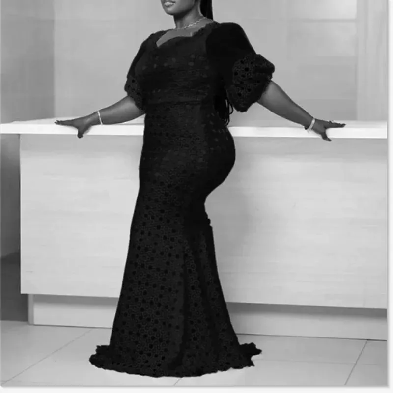 Naomi – High Waist Trumpet Bodycon Maxi Dress