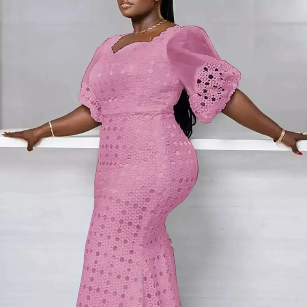 Naomi – High Waist Trumpet Bodycon Maxi Dress