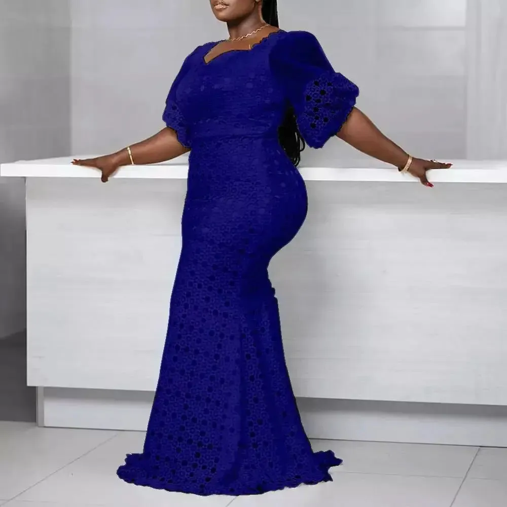 Naomi – High Waist Trumpet Bodycon Maxi Dress