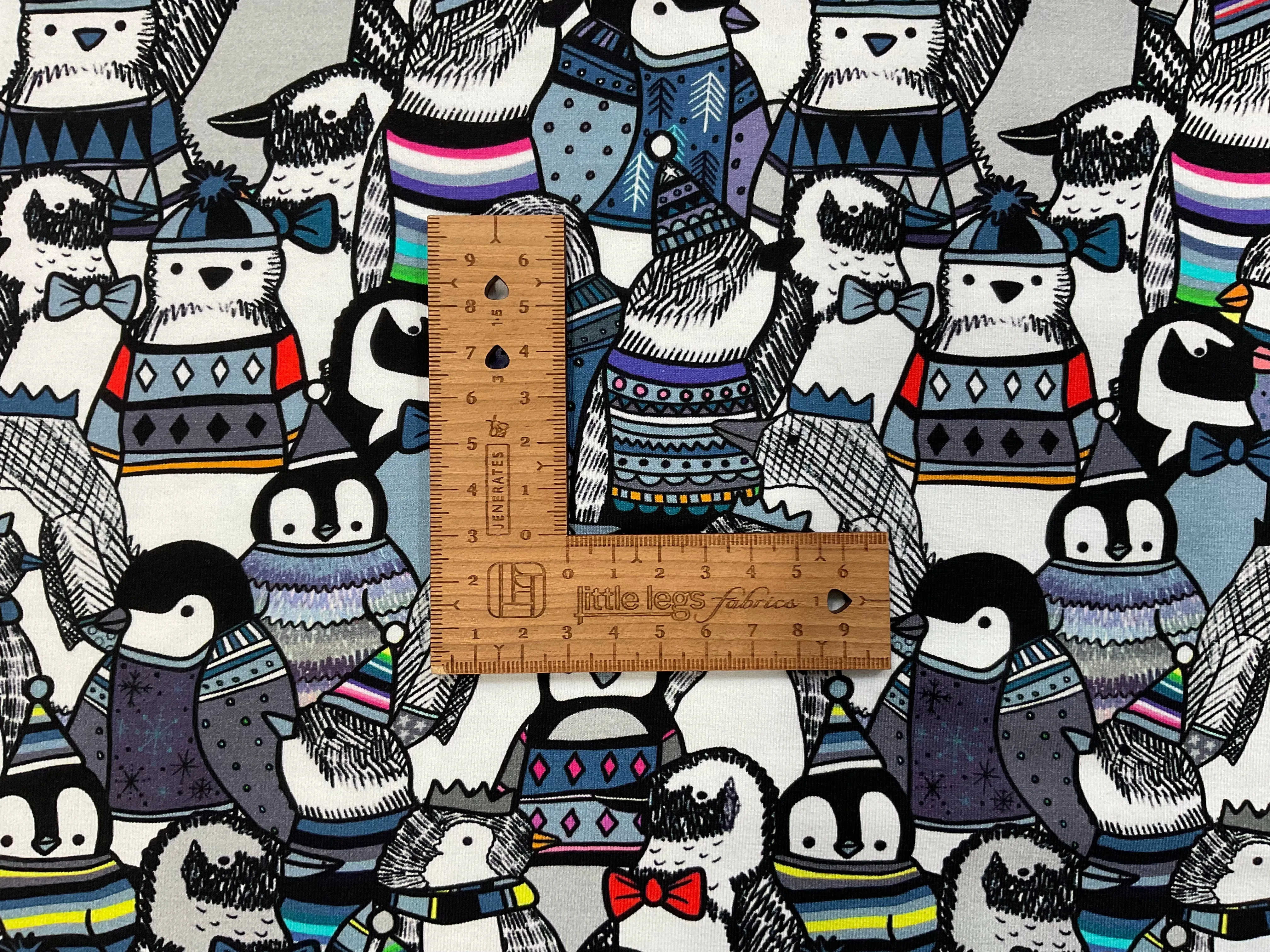 Penguin Party Cotton Jersey