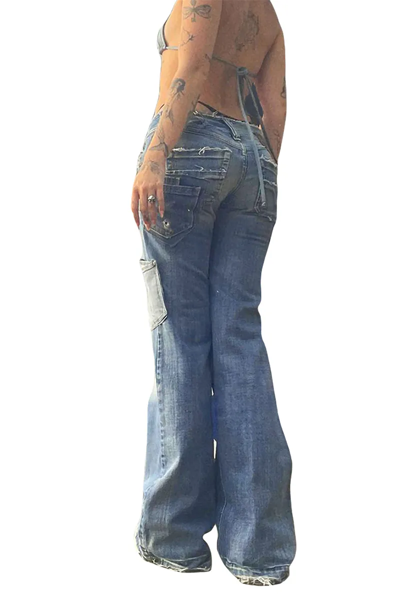 PT3092 Stars Denim Jeans Pant