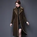 Winter Leopard Print Jacket Women's Stand collar Warm Parkas Outwear 2022 New Autumn Winter Korean Female Loose Faux Fur Coats