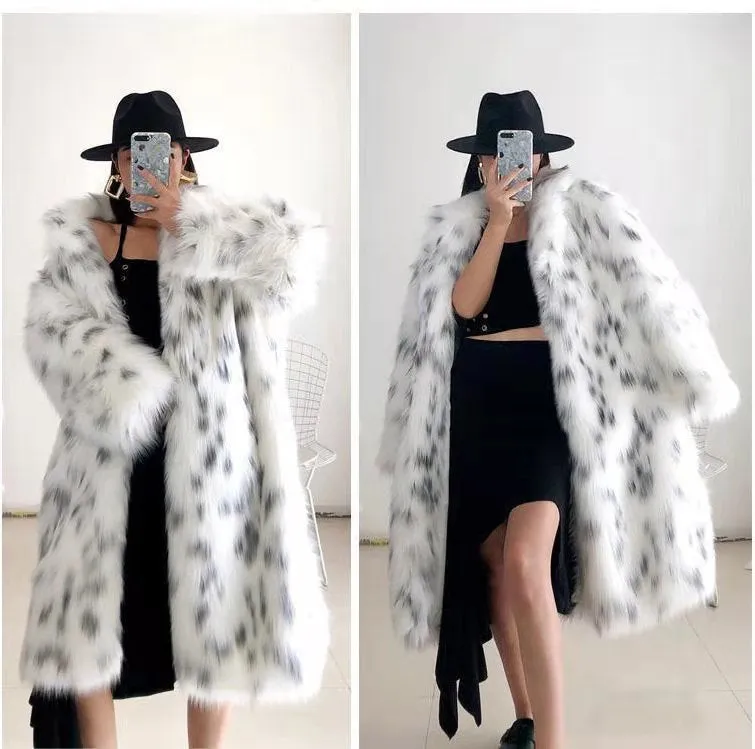 Women Thickened Plush Long Overcoat 2022 Autumn and Winter New Faux Fur Coat Thicken Warm Women Clothes Coats High Quality