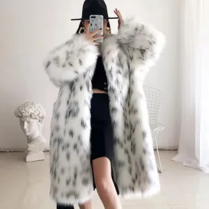 Women Thickened Plush Long Overcoat 2022 Autumn and Winter New Faux Fur Coat Thicken Warm Women Clothes Coats High Quality