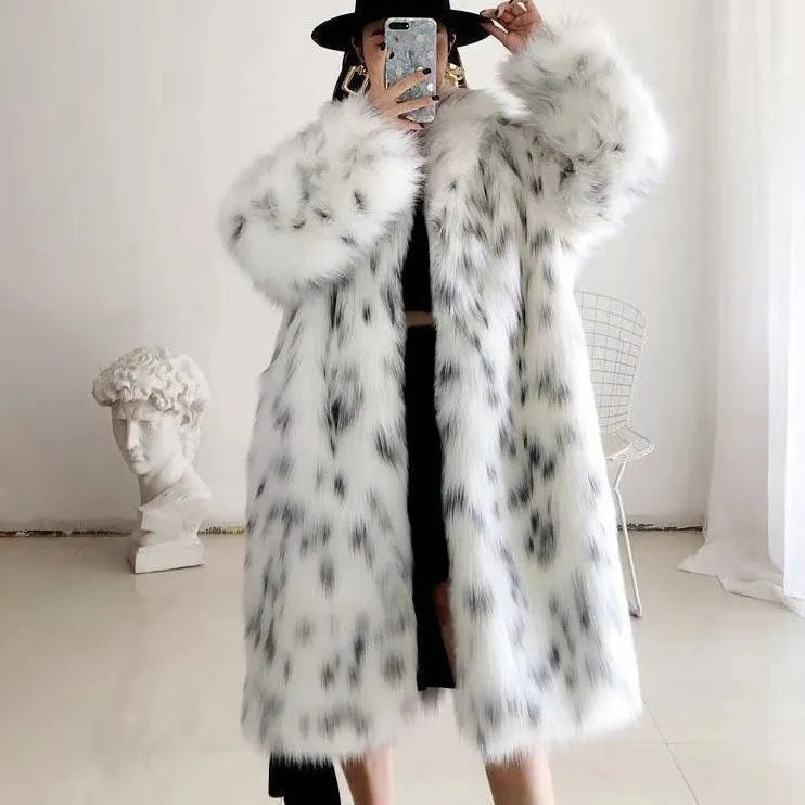 Women Thickened Plush Long Overcoat 2022 Autumn and Winter New Faux Fur Coat Thicken Warm Women Clothes Coats High Quality