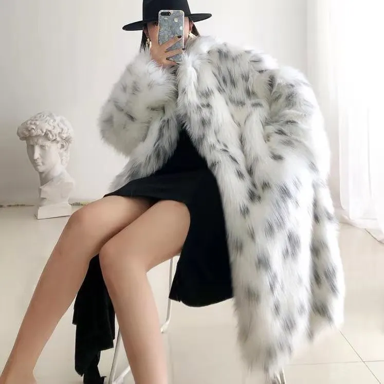 Women Thickened Plush Long Overcoat 2022 Autumn and Winter New Faux Fur Coat Thicken Warm Women Clothes Coats High Quality