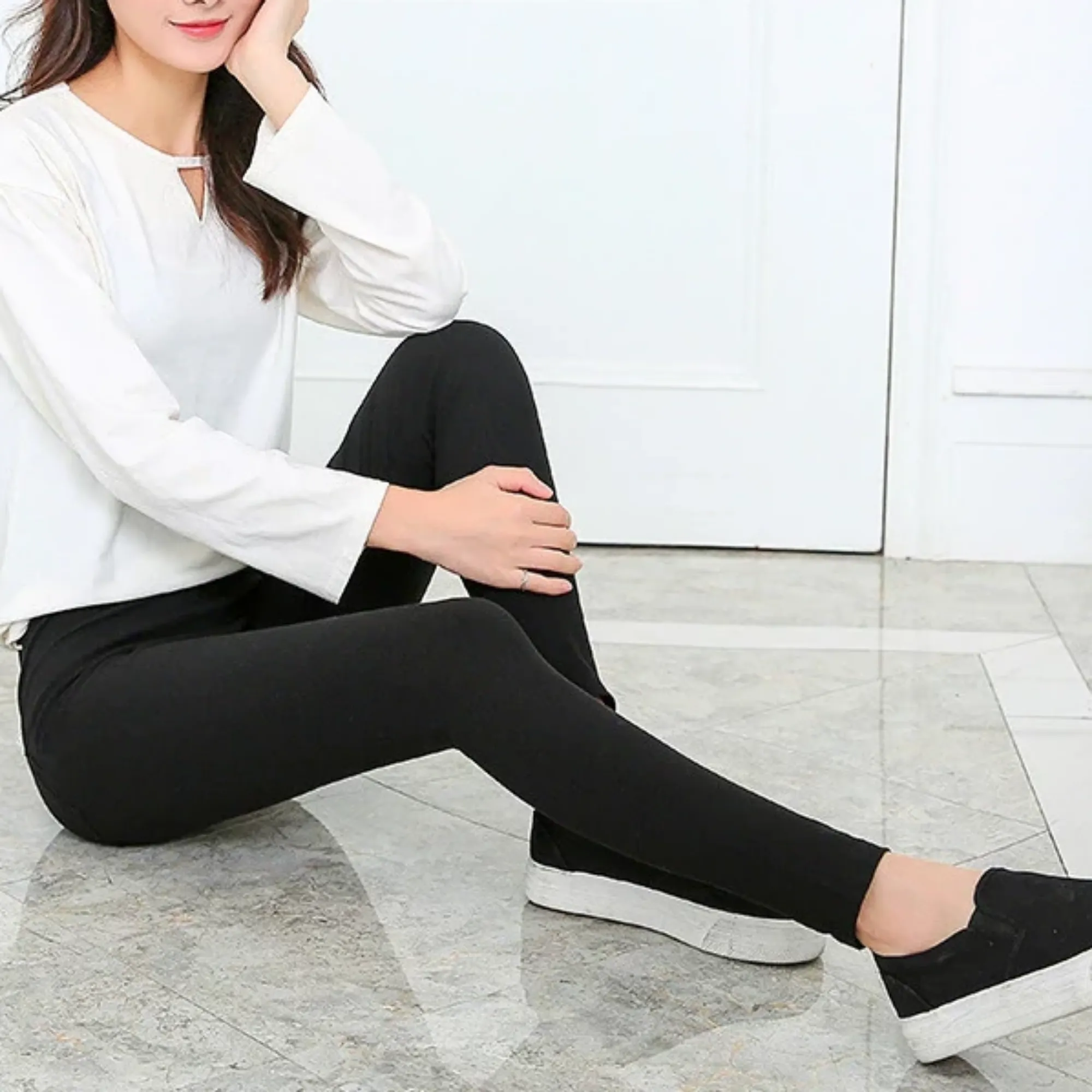 Women's Winter Casual Fleece Skinny Warm Leggings